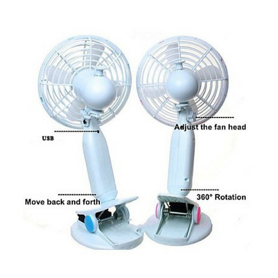 usb stroller fan