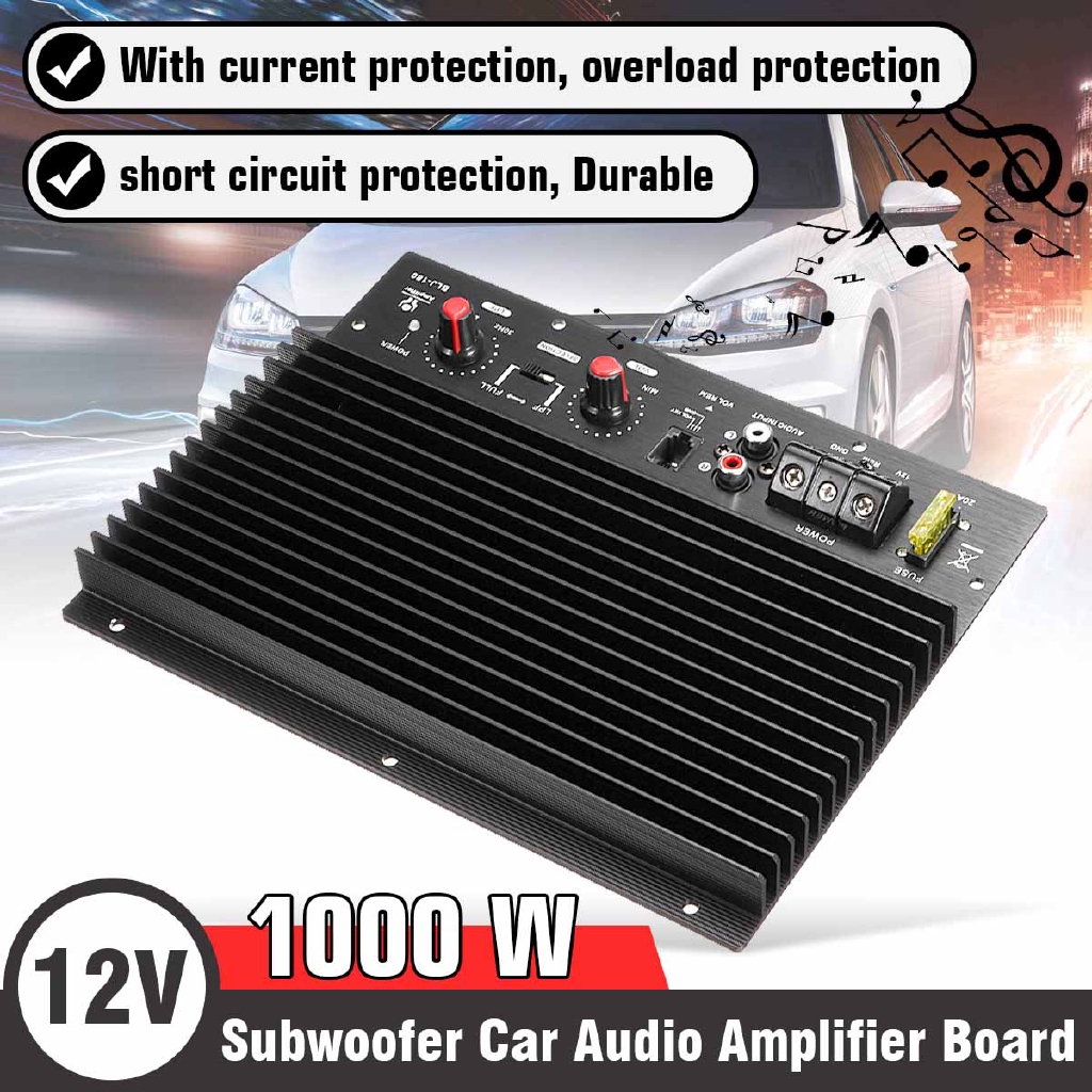 amplifier and subwoofer for car