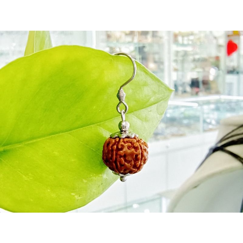 Handmade Rudraksha Earrings