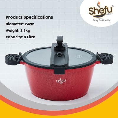 Shefu Low Pressure Cooker (24cm)