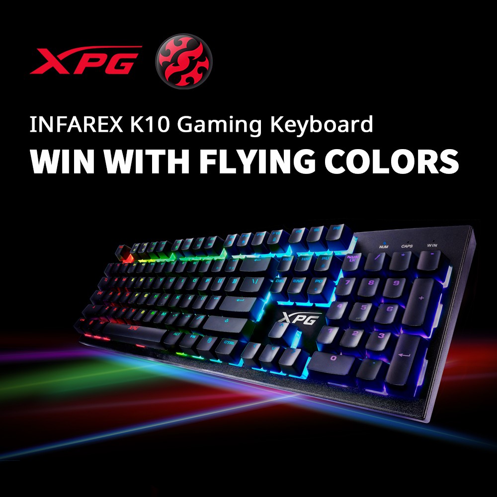 ADATA XPG RGB Infarex K10 Gaming Mem-chanical Switch Keyboard | Shopee Malaysia