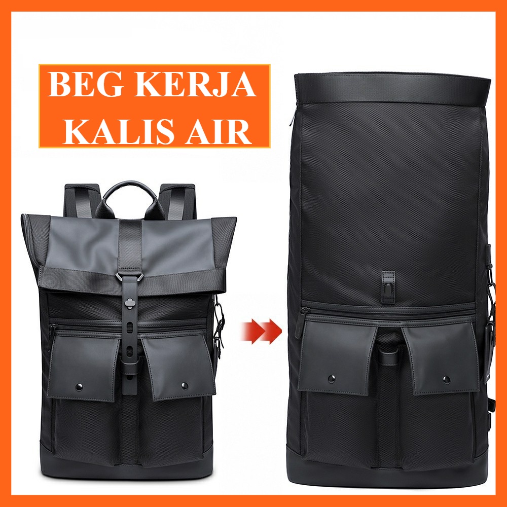 Beg Galas Barangan Kerja Kalis Air Multi Big Compartment Water