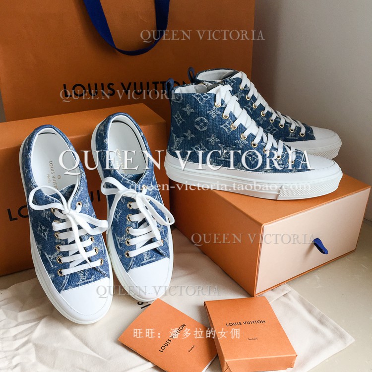 lv canvas shoes