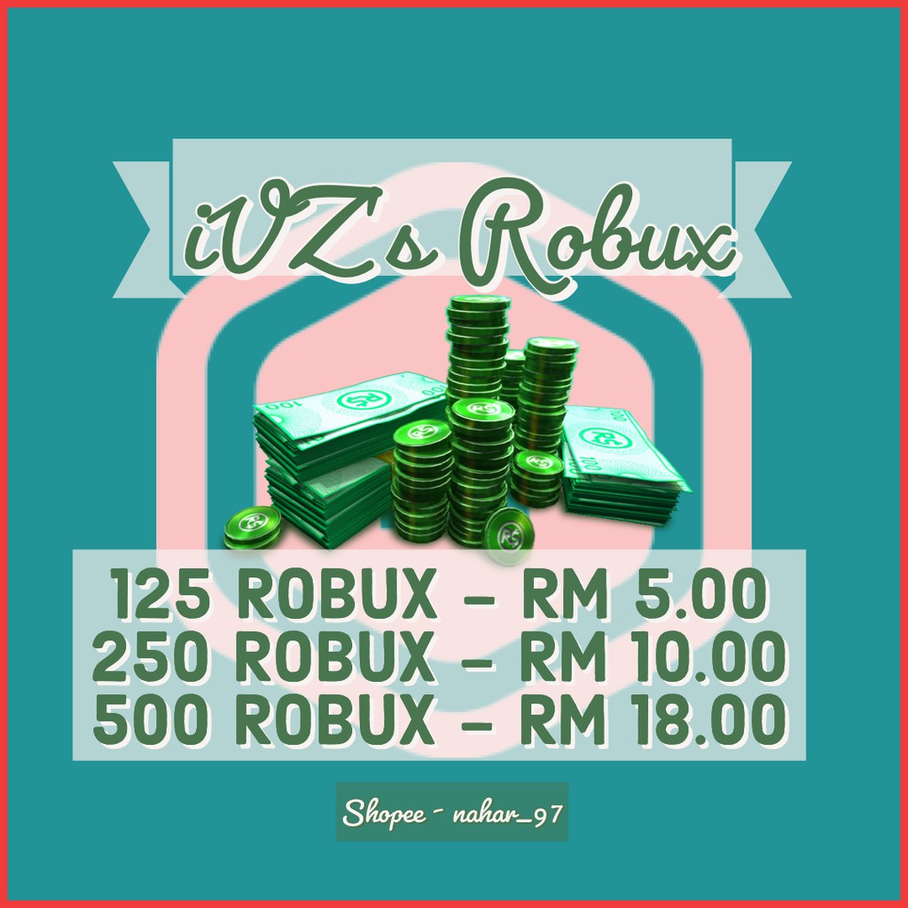 Dikurangkan Kepada Rm4 Apabila Membeli Robux Murah Murah Xasaxa Malaysia - how much does 1000 robux cost in malaysia