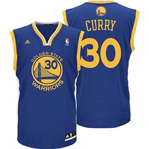 nba golden state warriors stephen curry road replica jersey blue