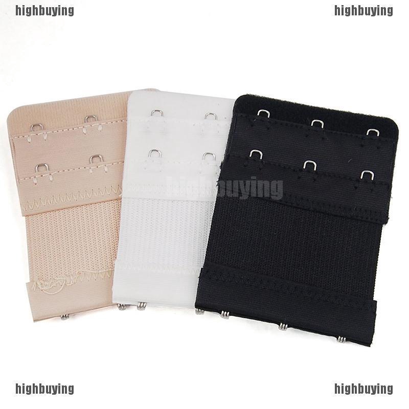 HBMY Elastic 3 Hooks Clip Soft Bra Band Extenders Shopee Malaysia