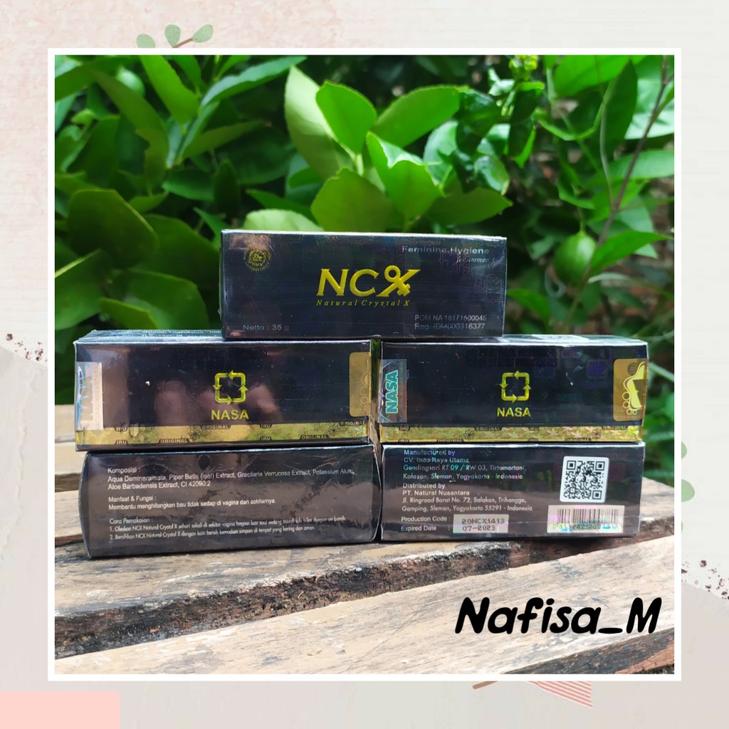 Ncx Natural Crystal X Original Crystal X Nasa Original Bpom Female Cleanser Shopee Malaysia