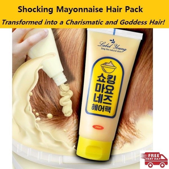 Promo Label Young Shocking Mayonnaise Hair Pack Shopee Malaysia