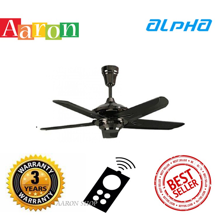 Alpha Ceiling Fan Cosa 678 Pwt 40 Inch Remote Control Aaron Shop