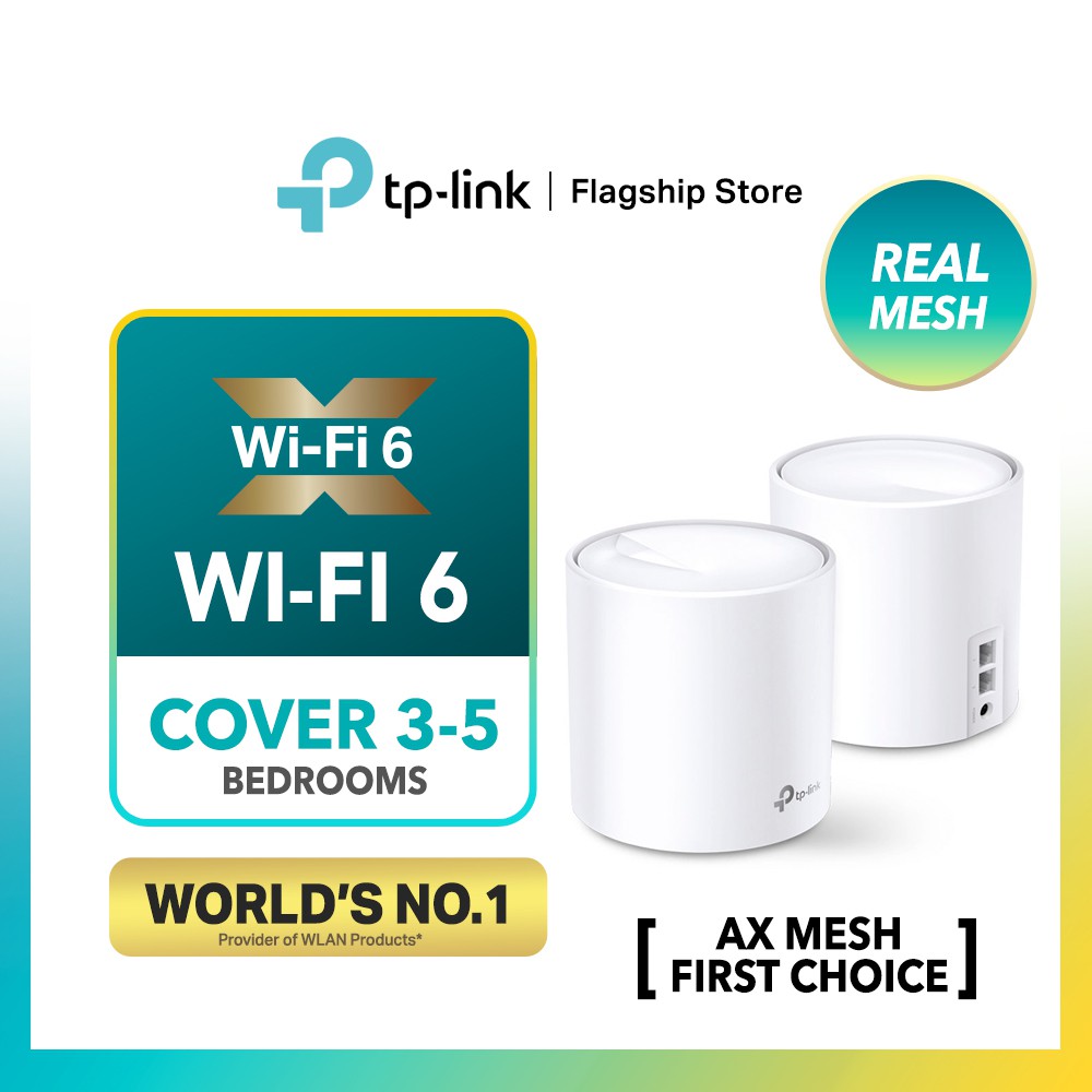 TPLink Deco X20 AX1800 Whole Home Mesh WiFi System AP Mode or Router