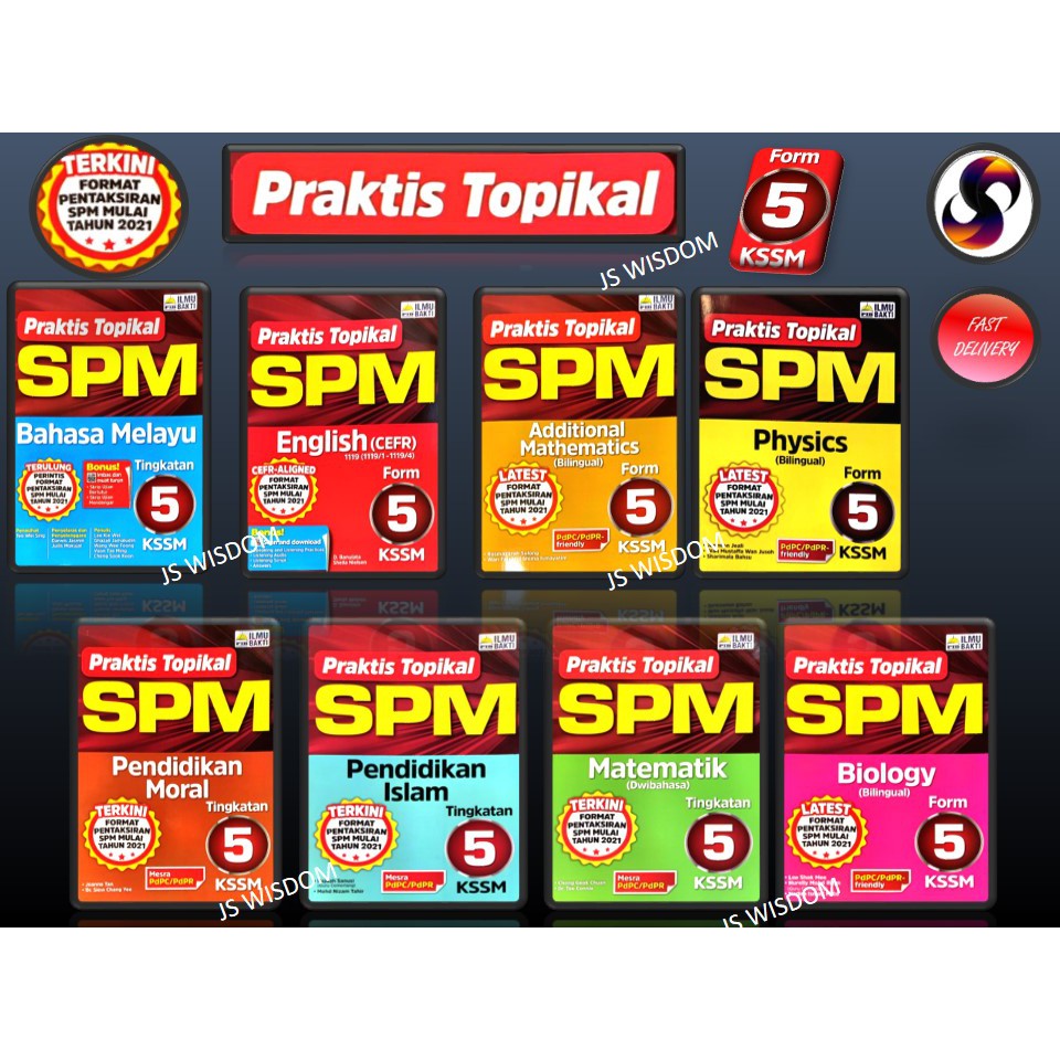 Js Praktis Topikal Tingkatan 5 Kssm Spm Ilmu Bakti English Melayu Sejarah Moral Matematik Sains Biologi Fizik Shopee Malaysia