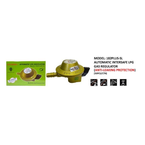 MYHOM GAS REGULATOR AUTOMATIC INTERSAFE LPG GAS REGULATOR (ANTILEAKING