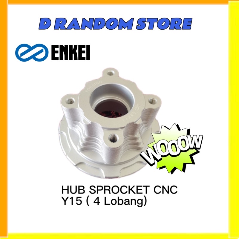 HUB SPROCKET CNC Y15 V1 V2 Y16 ENKEI CLEAR STOCK SPOKET RANTAI SILVER Shopee Malaysia