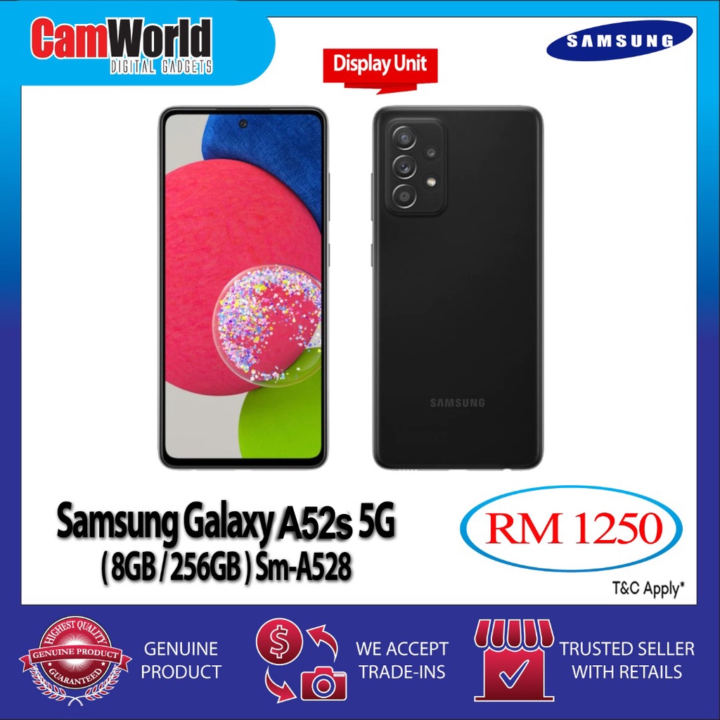 Samsung Galaxy A52s ( SMA528 ) ( 8GB + 256GB ) DISPLAY UNIT Shopee