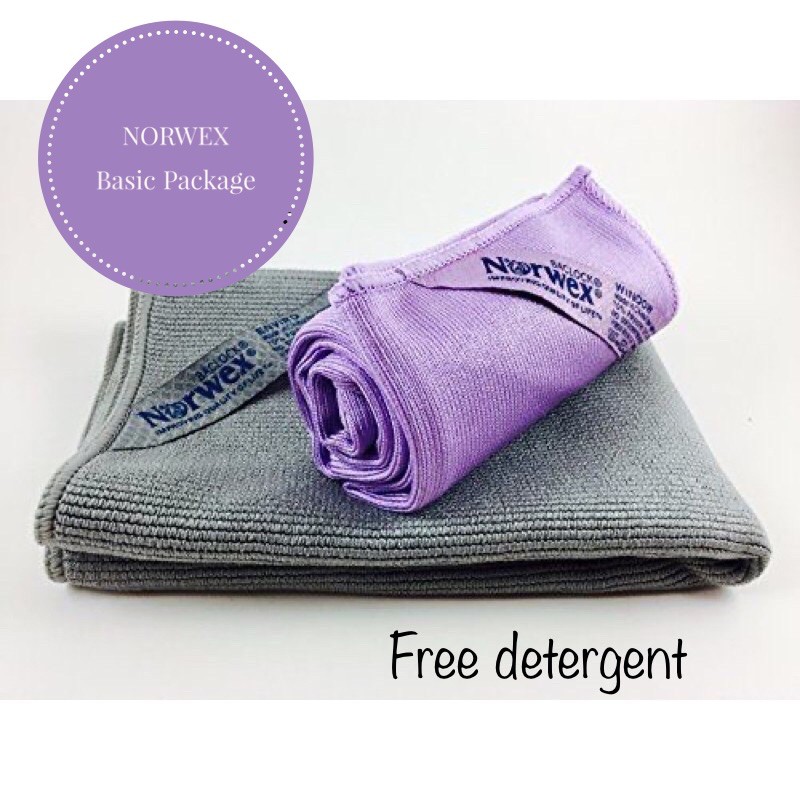 NORWEX BASIC PACKAGE ENVIRO WINDOW CLOTH [READY STOCK] (Free Norwex ...