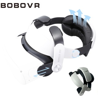 BOBOVR M2 adjustable for oculus quest 2 virtual reality helmet head halo strap improve breathable leather plate accessories
