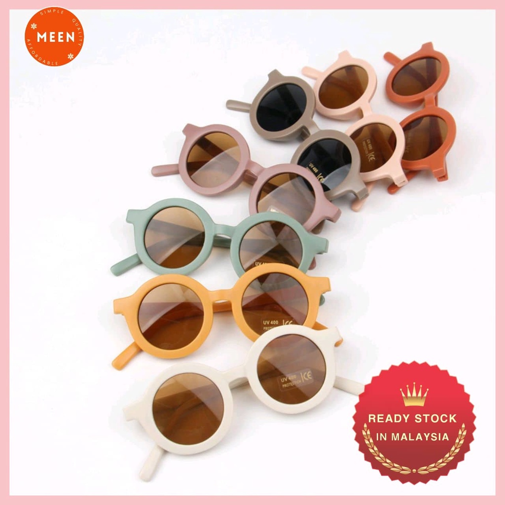 Cute Kids Sunglasses Colorful Boy Girl Baby Uv400 Protection Eyewear Fashion Stylish Budak Cermin Mata Comel