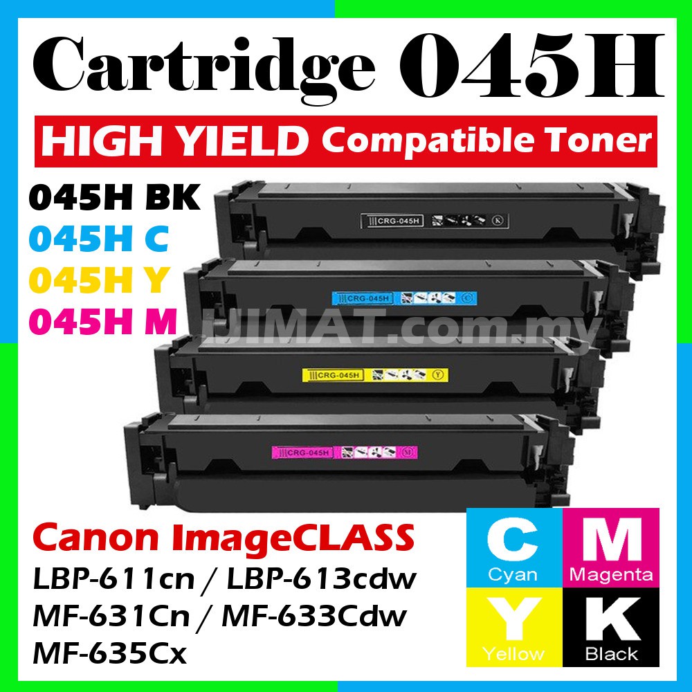PRO Toner BLACK für Canon I-Sensys LBP-611-Cn MF-635-Cx MF-631-Cn LBP-613-Cdw 