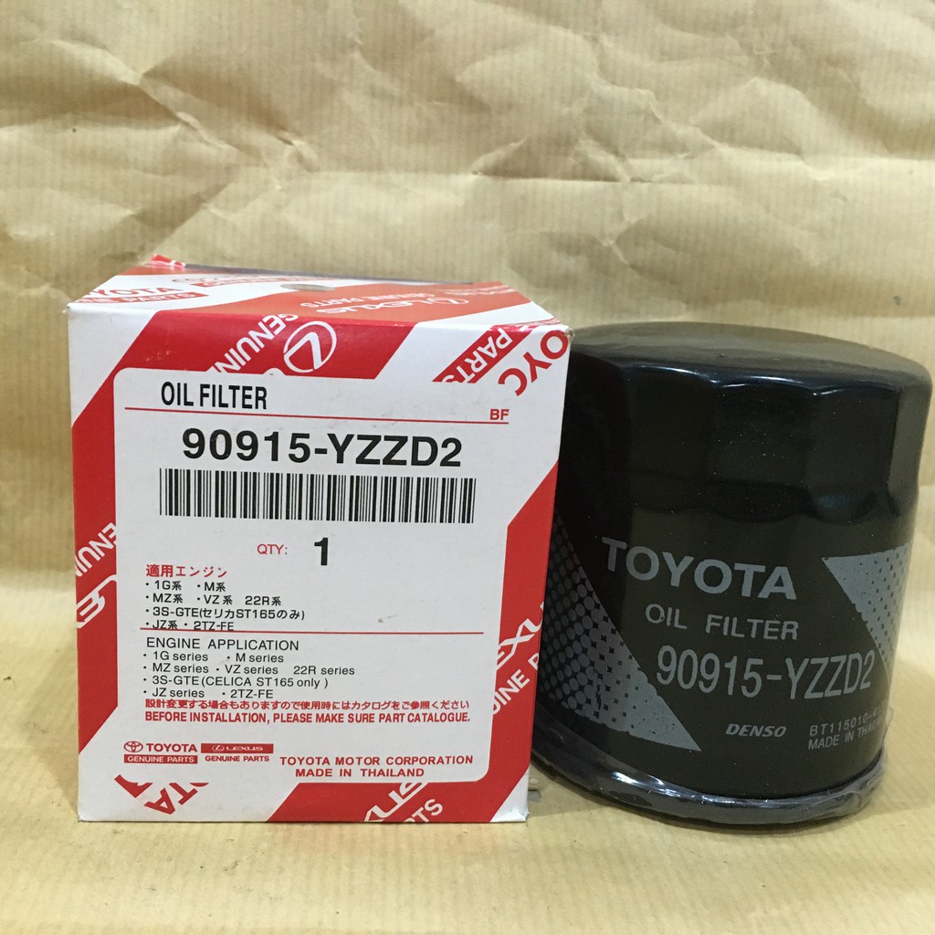 ORIGINAL TOYOTA OIL FILTER HILUX INNOVA ALPHARD HARRIER 4.8(90915YZZD2