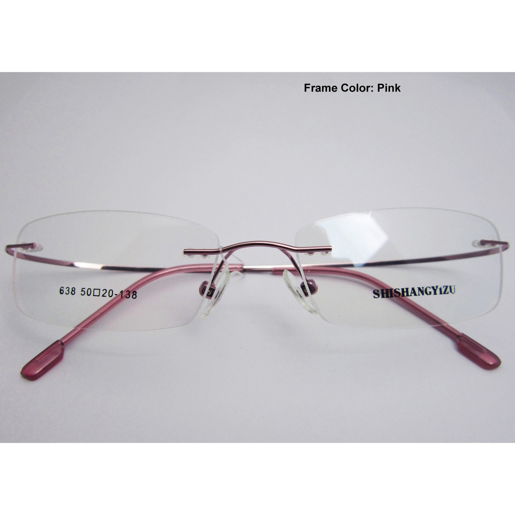 rimless flexible eyeglasses