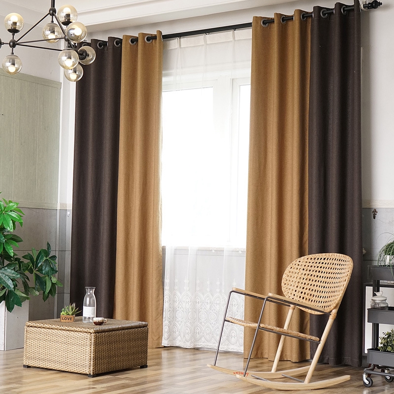 Messa Mengsha New Chinese Simple Style Solid Color Stitching