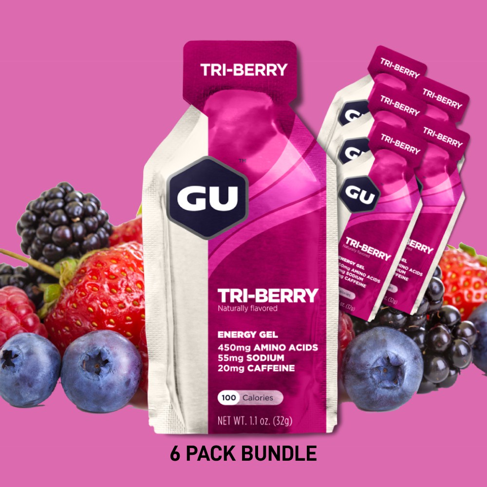 (6 Packs) GU Energy Gel TriBerry Expiry Date 1 April 2023 Shopee