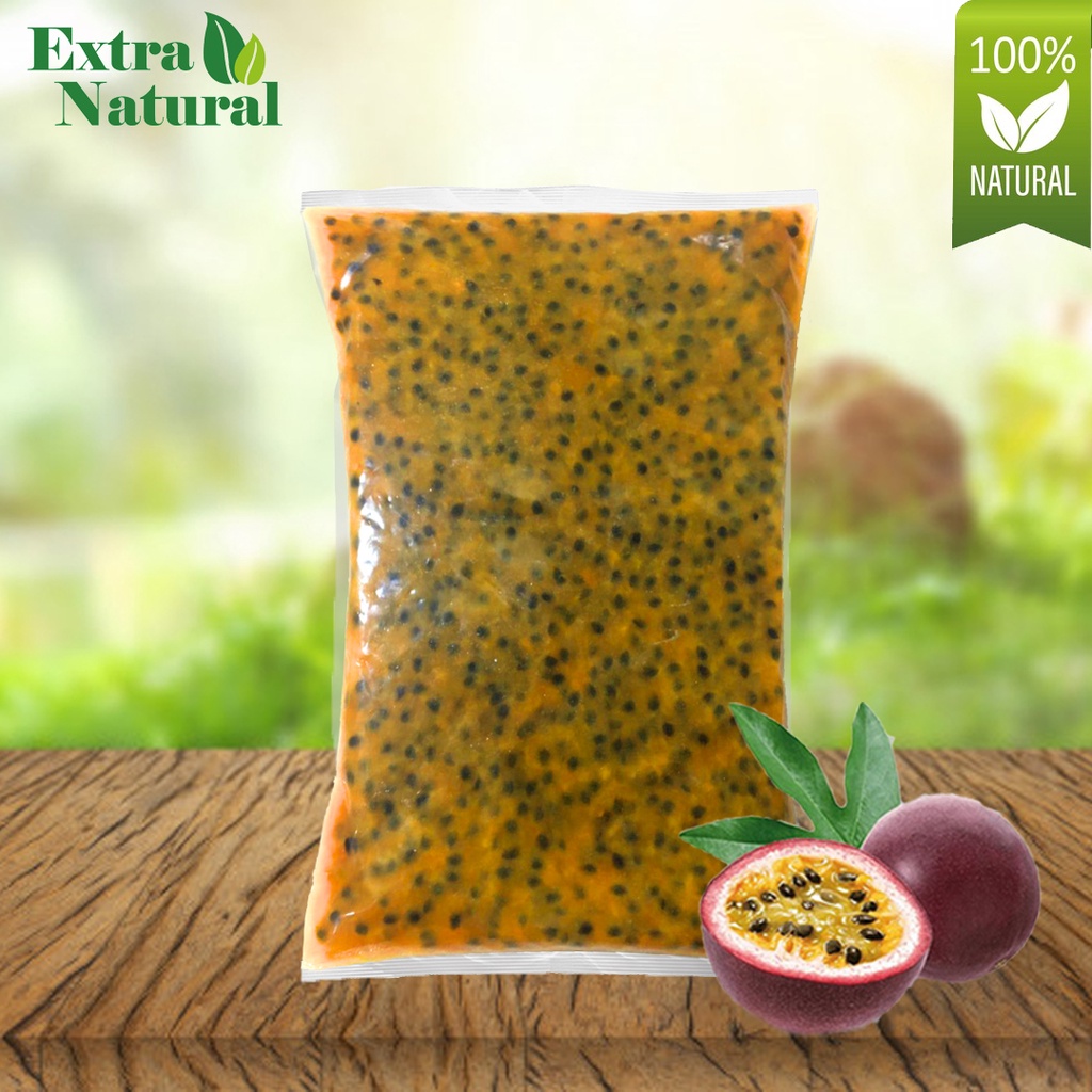 [Extra Natural] Frozen Passion Fruit Pulp with Seed [Markisa] (PM 1ST