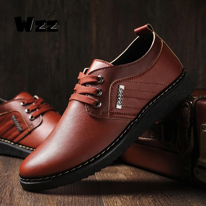 casual leather work shoes