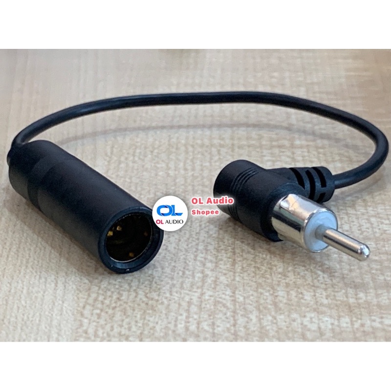 Universal Car Antenna Adapter Cable Male to Female 23cm Extension Radio