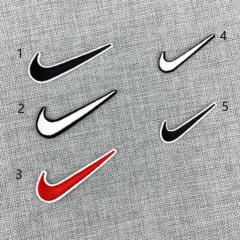 nike swoosh iron on patches