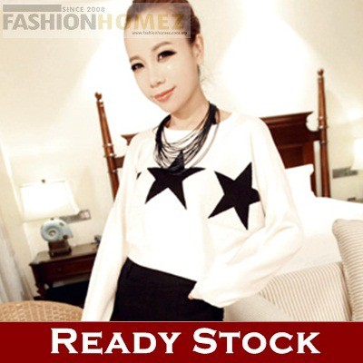 🛒 CLEARANCE 🛒  Fashionhomez 17226 Five-pointed Star Turtleneck Sweater