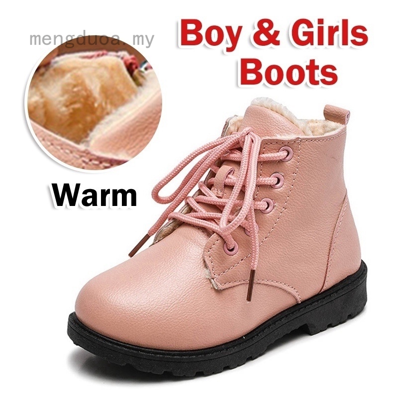 Christmas New Fashion Warm Shoes Girls Boys Winter Boots Casual