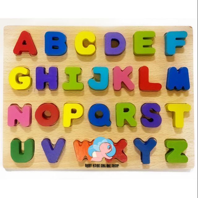 abc wood puzzle