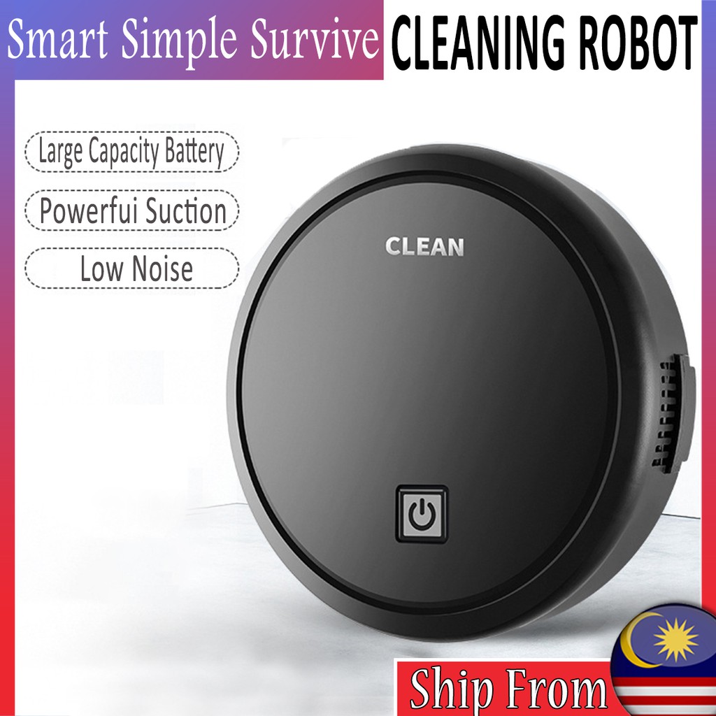 Smart Cleaning Robot USB Auto Clean Robot Vacuum Cleaner ES23 Shopee