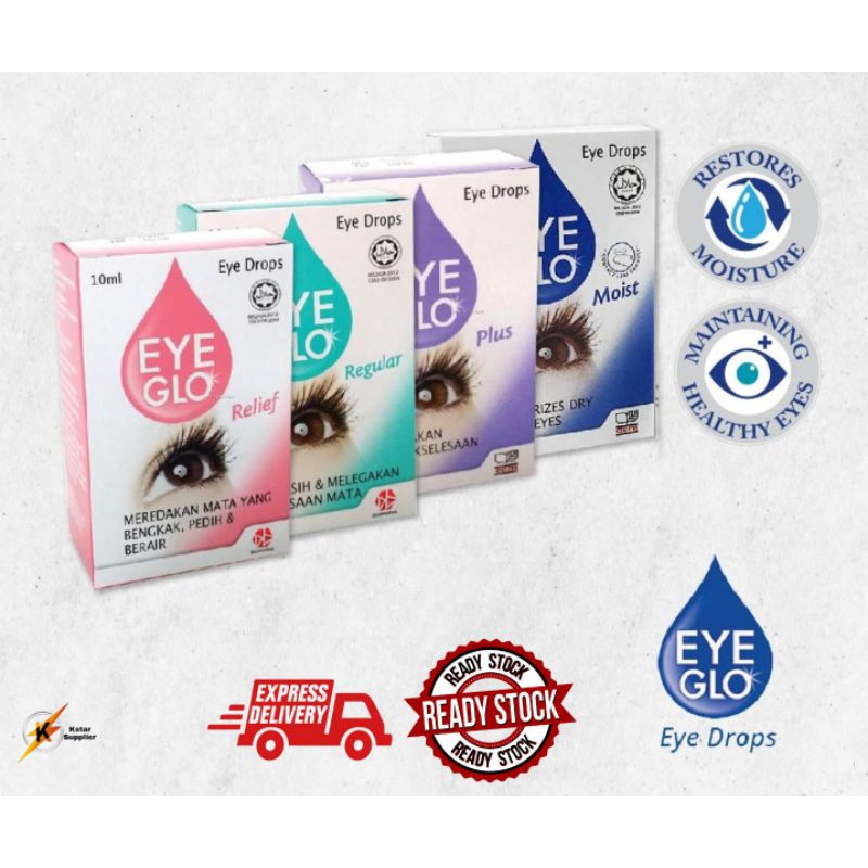 Eye Glo Eye Drops Regular/Plus/Moist/Relief 10ML Shopee Malaysia