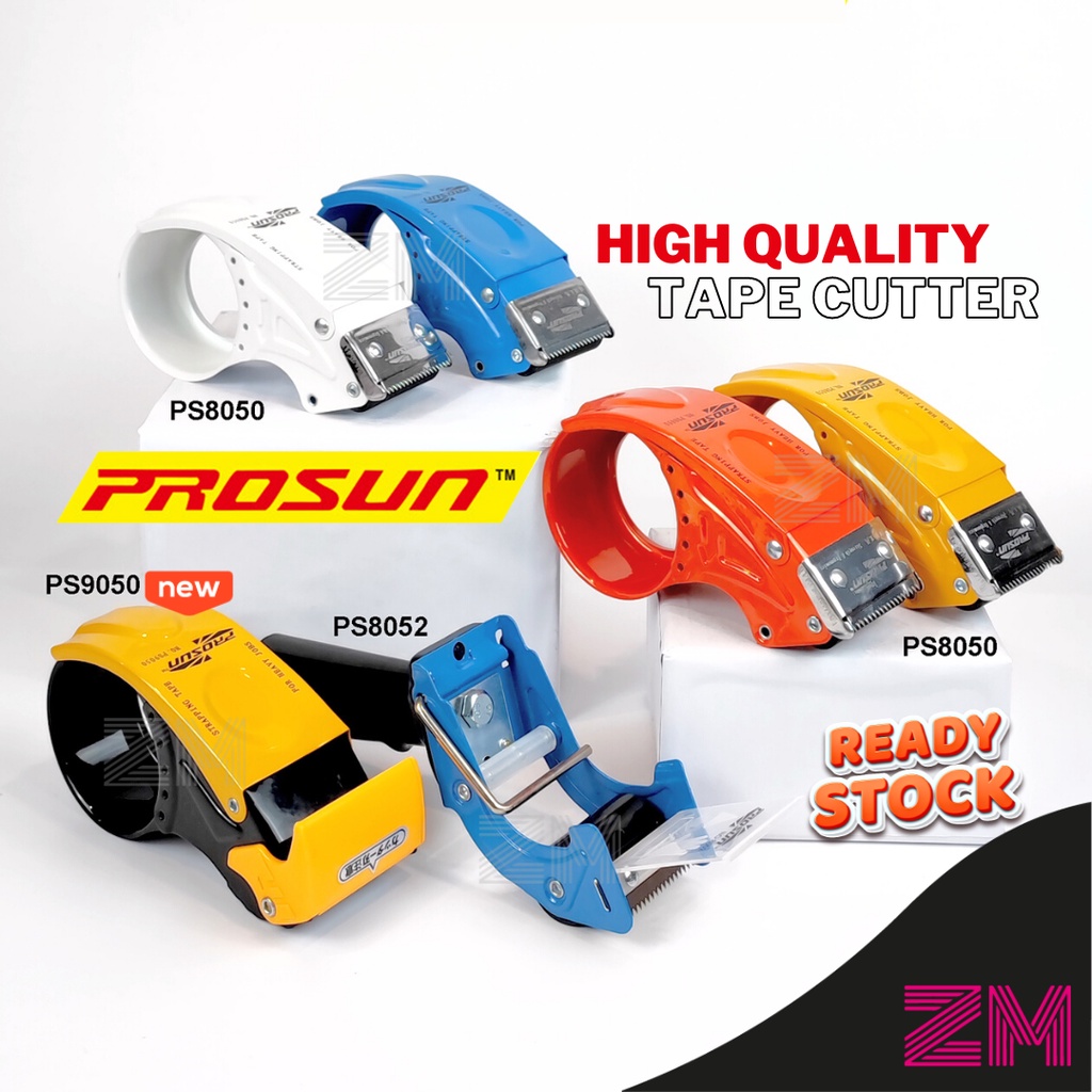 PROSUN 48MM Tape Cutter Dispenser Heavy Duty High Quality Metal OPP