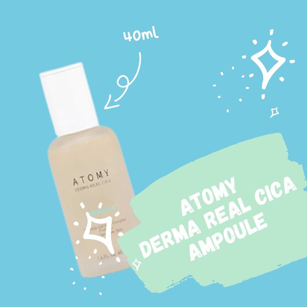 Atomy Derma Real Cica Ampoule 40ml Shopee Malaysia
