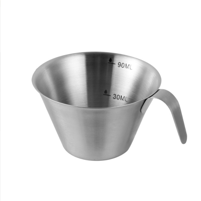 100ml Espresso Measuring Cup With Scale Stainless Steel Coffee Cup With