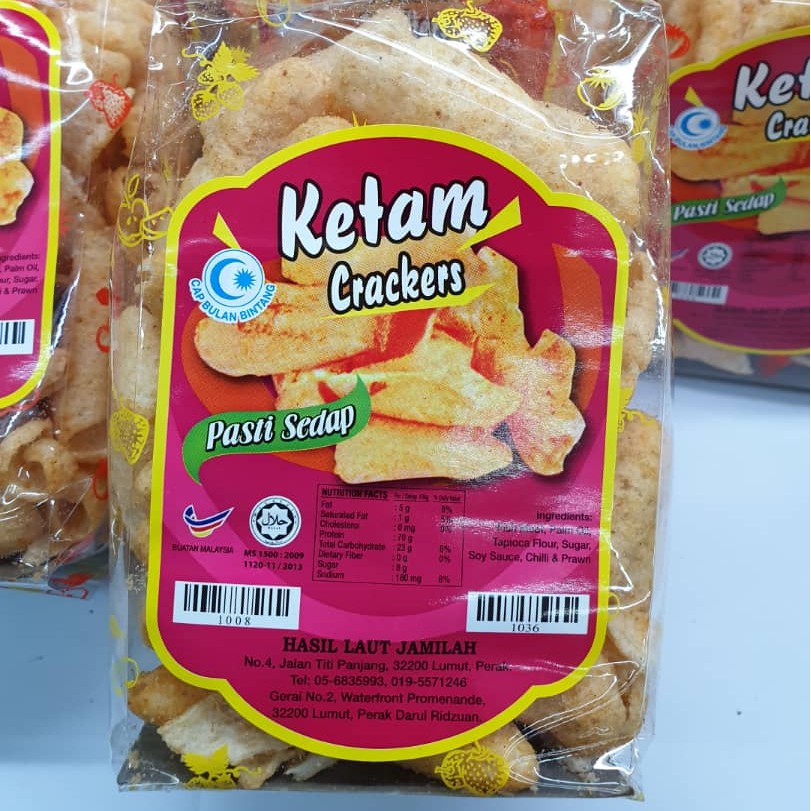 Promosi Keropok Ketam 130gm Hasil Laut Jamilah Shopee Malaysia