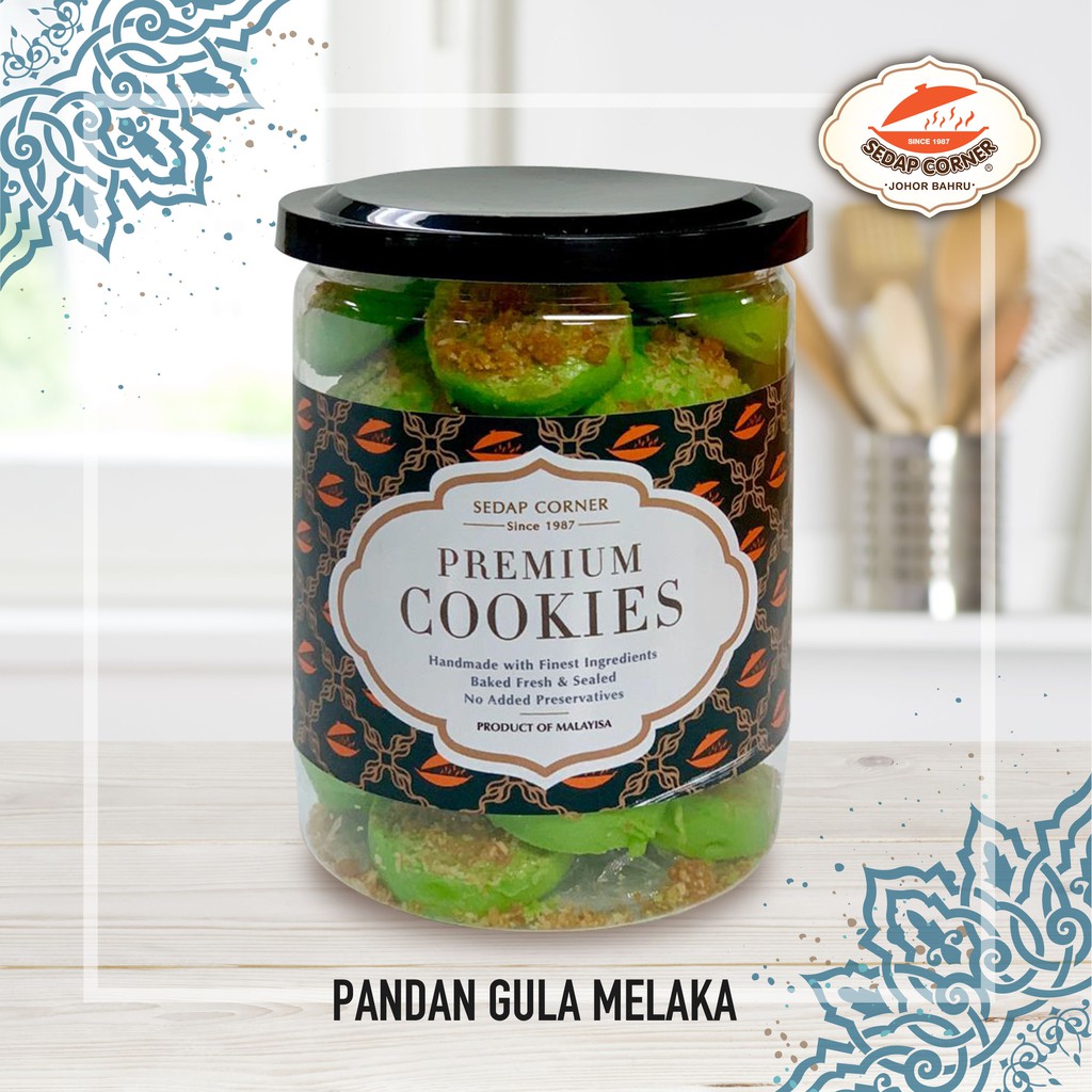 Pandan Gula Melaka Cookies