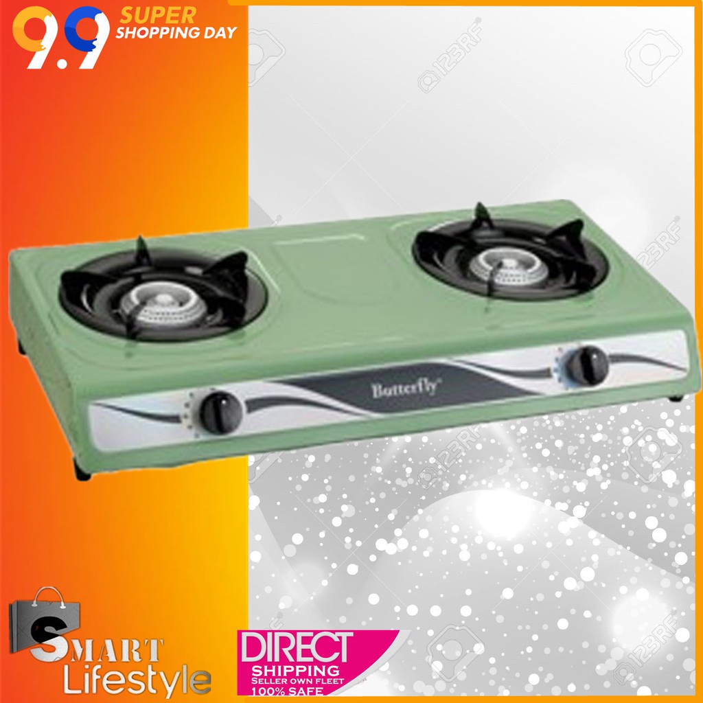 BUTTERFLY EPOXY DOUBLE GAS STOVE BGC668 Shopee Malaysia