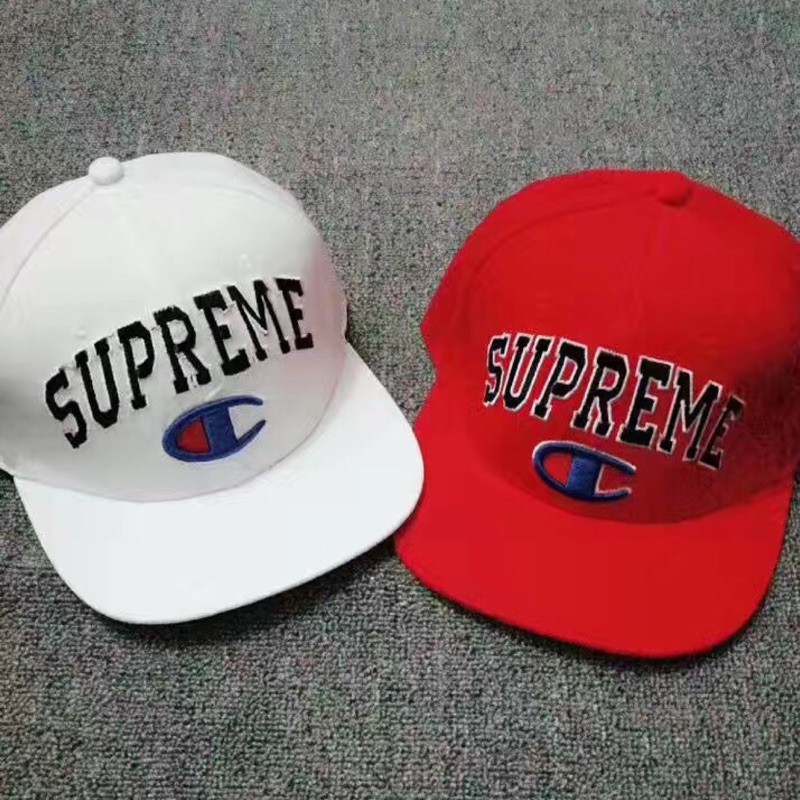 supreme x champion hat