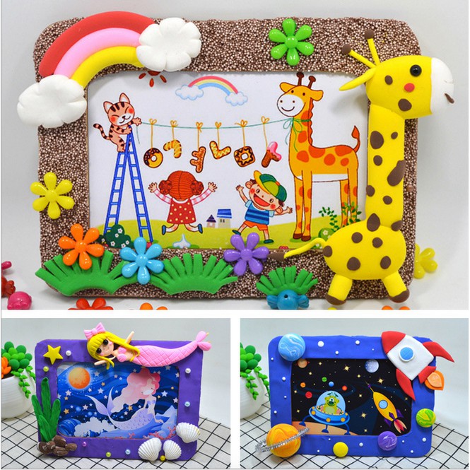 handmade photo frame for kids