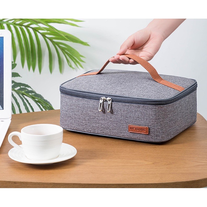 Thermal insulated lunch bag box waterproof lunch box take away bag