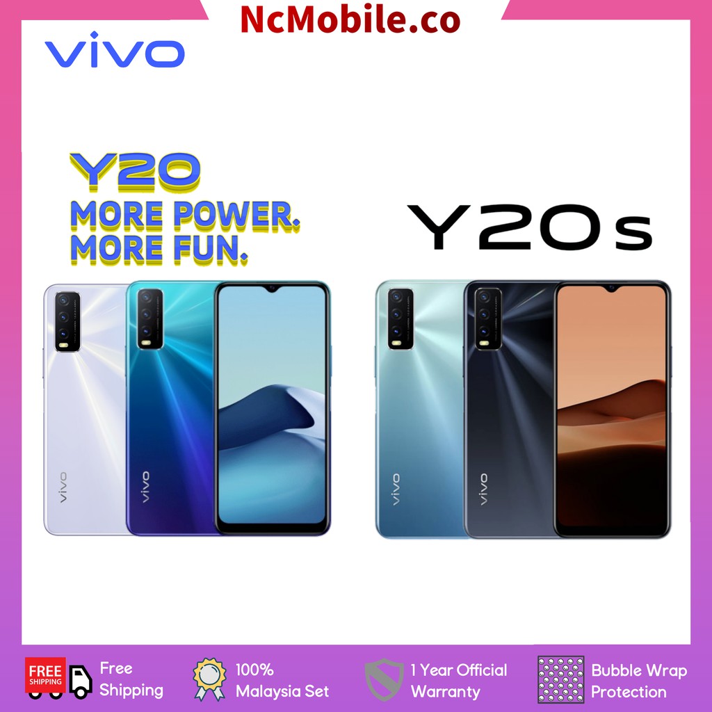 Vivo Y20s Y20 8gb Ram 128gb Rom 4gb Ram 64gb Rom Shopee Malaysia