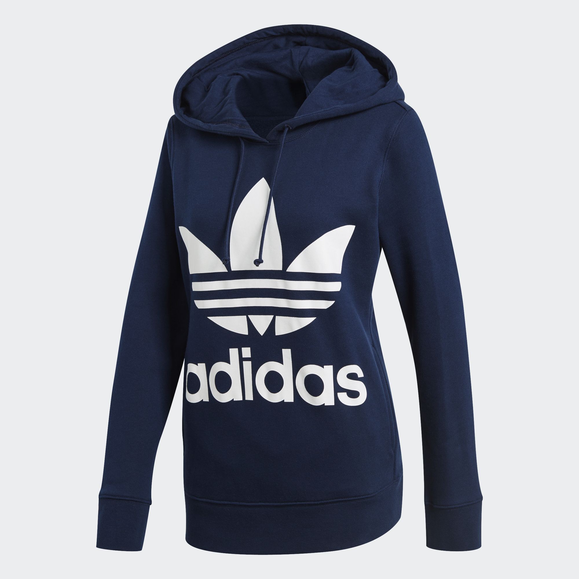 blue adidas hoodie womens