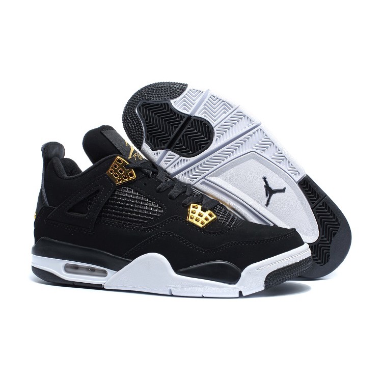 retro 4 black and gold
