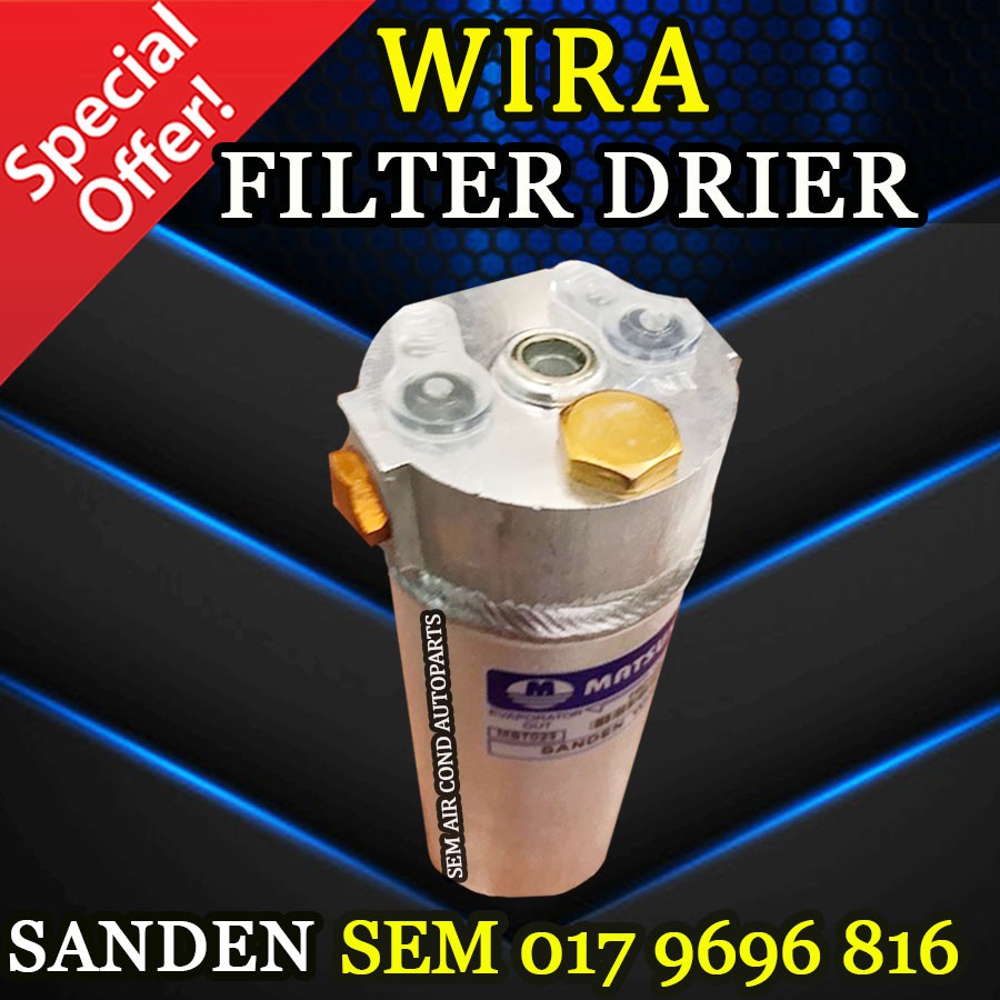 PROTON WIRA SANDEN RECEIVER DRIER/ FILTER DRYER (CAR AIRCOND SYSTEM
