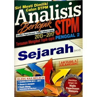 Penggal 2 Praktis Topik Stpm Sejarah Shopee Malaysia