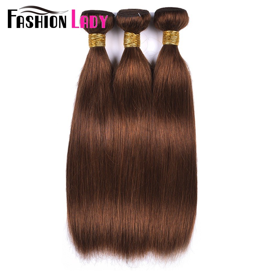 8a Brazilian Straight Hair Bundles With Closure Blonde Color 4